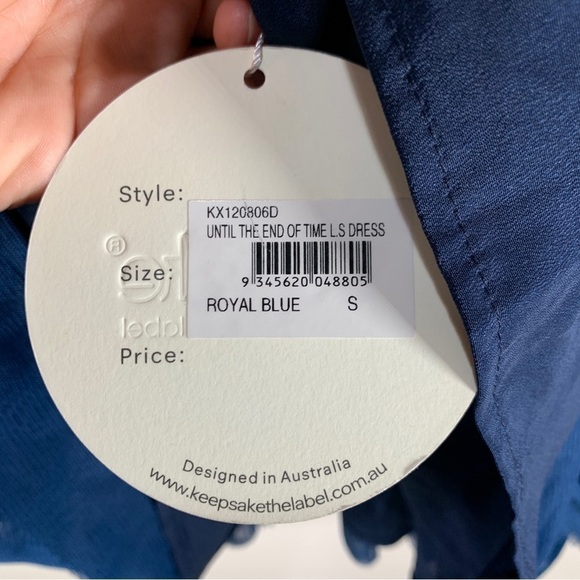 NWT Revolve Keepsake the Label Until the End of Time Navy Blue party dress NEW - Picture 4 of 16